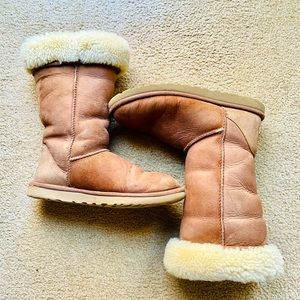 UGG Australia Tall Chestnut Suede Boots